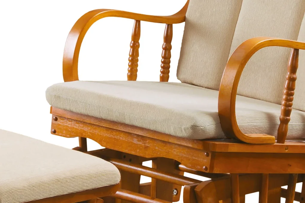 hojdacie kreslo s podnožou GLIDER OAK