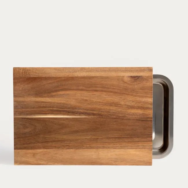 Doska na krájanie MOOKA s kovovou nádobou 761966