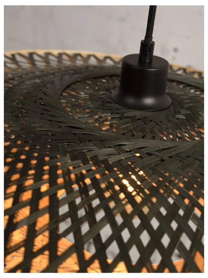 Závesné bambusové svietidlo Good&amp;Mojo Kalimantan, ⌀ 60 cm