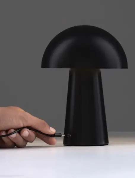 Dizajnová stojaca lampa Ande Čierna