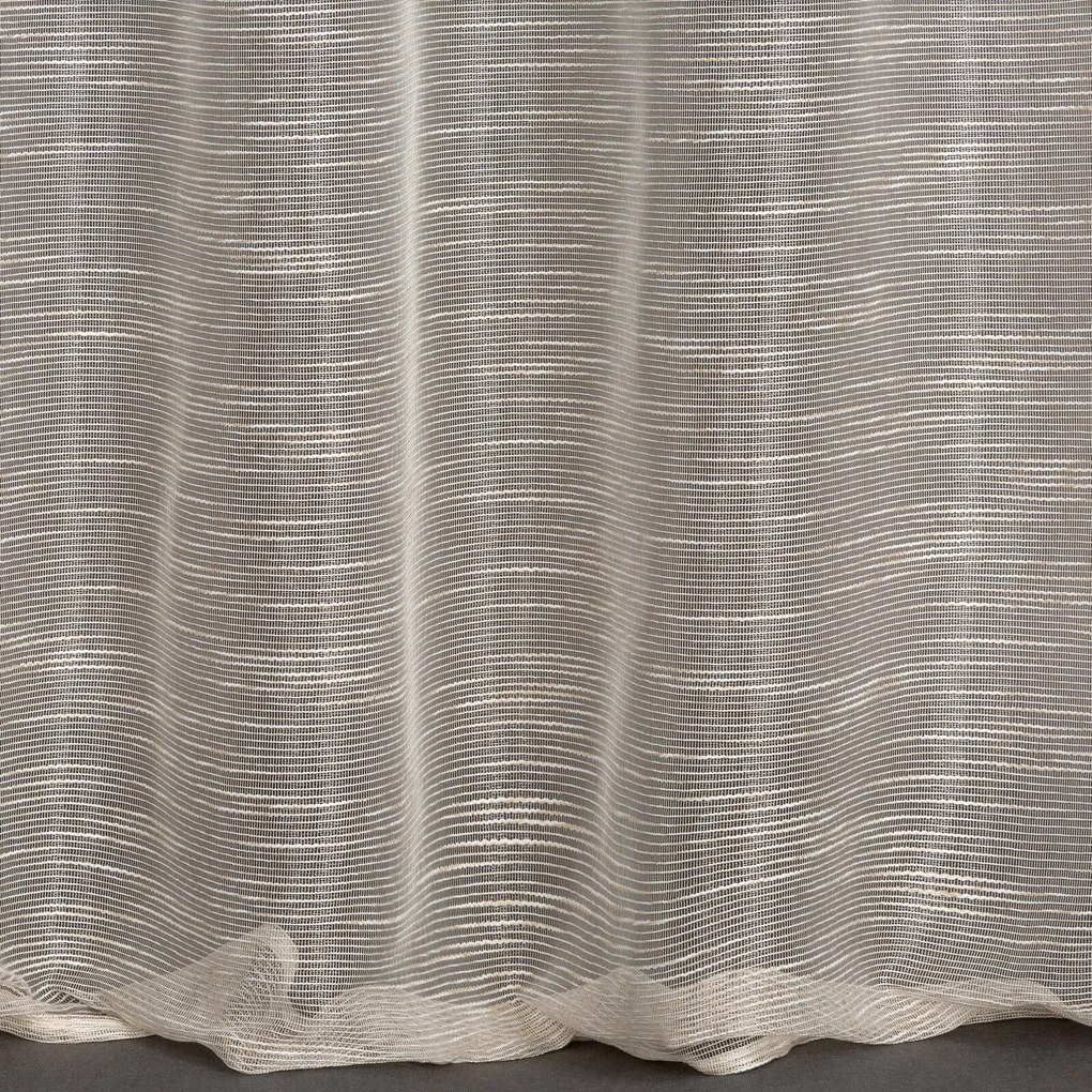 ZÁCLONA NA KRÚŽKOCH RACHEL 140X250 CM BÉŽOVÁ