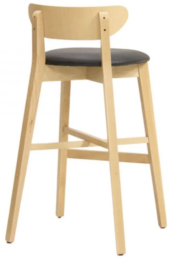 DIMMY L BAR DREVENÁ STOLIČKA S PODSEDÁKOM DIMMY L BAR