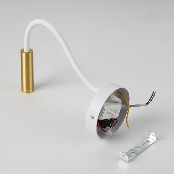 Brilagi - LED Flexibilná nástenná lampa MAYA LED/3W/230V 4000K biela/zlatá