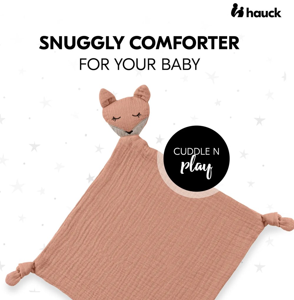 Hauck Prítulka CUDDLE N PLAY, fox cork