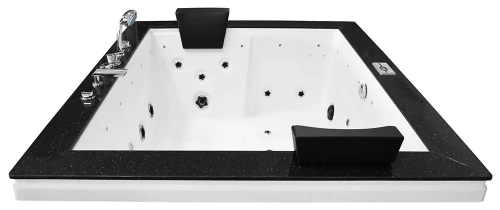 M-SPA - Kúpeľňová vaňa BEZ KRYTU SPA s hydromasážou 180 x 150 x 70 cm (MSPA1089)