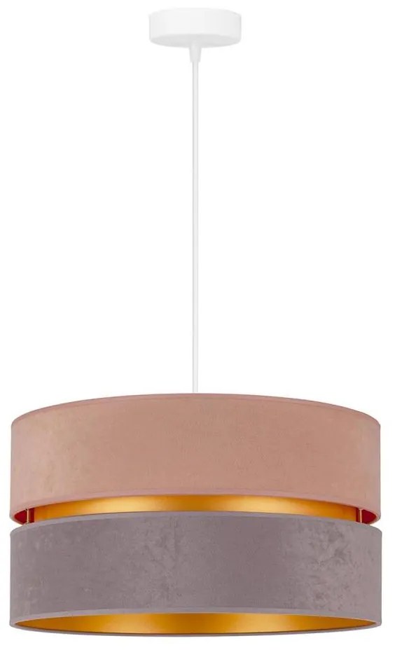 Duolla - Luster na lanku DUO 1xE27/15W/230V pr. 40 cm béžovošedá