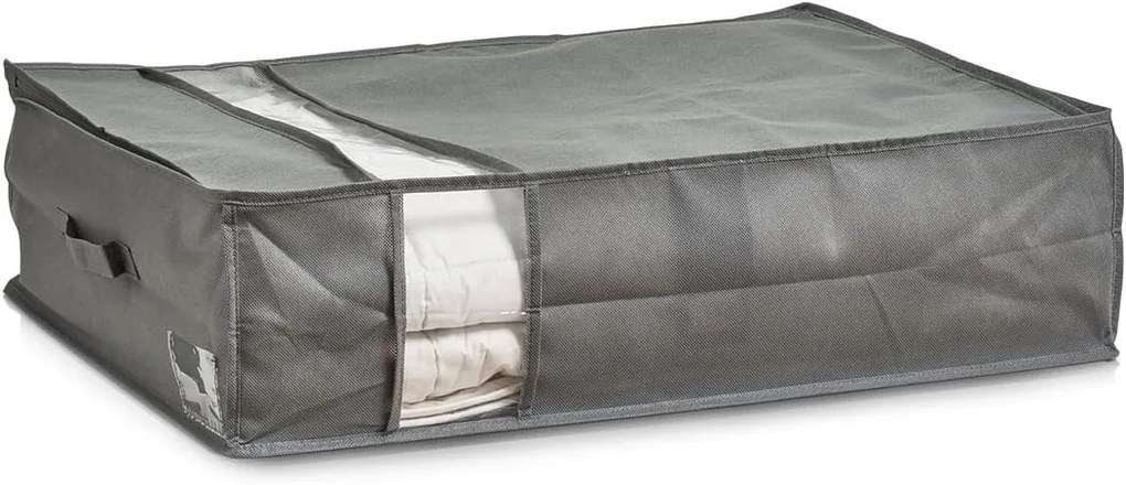 Zeller Present Organizér na oblečenie, obliečky, baliaci papier, 70x50x20, sivý NON-W