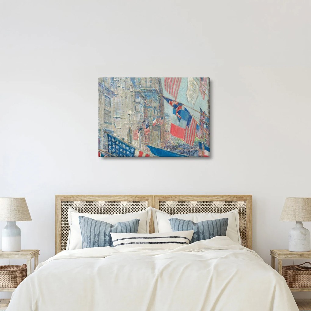 Obraz - Childe Hassam, Allies day, reprodukcia (70x50 cm)