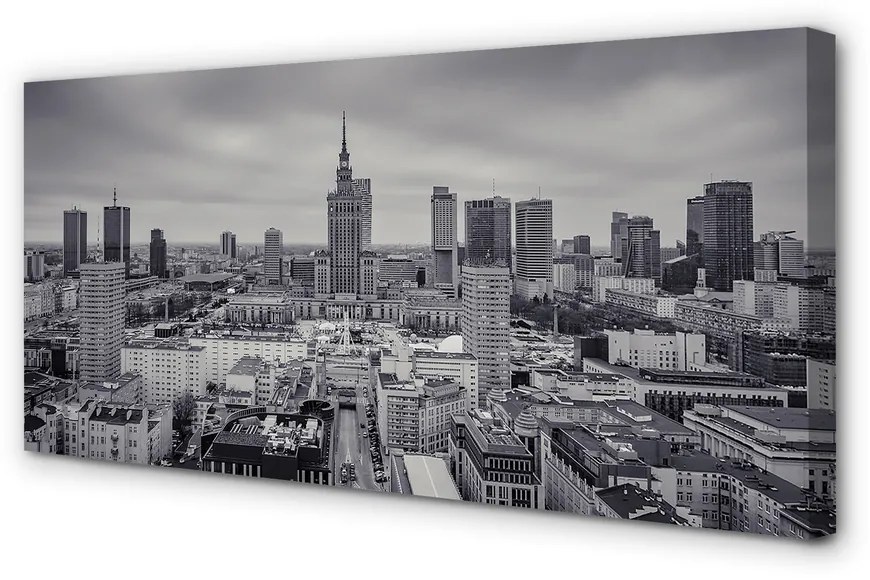 Obraz na plátne Varšava mrakodrapy panorámu 100x50 cm