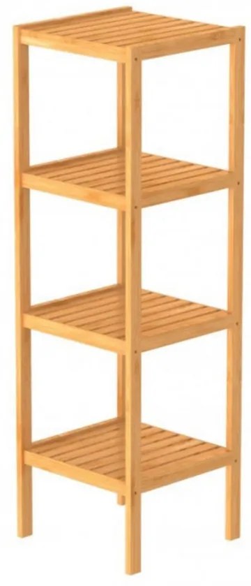 Schütte Bambusový regál so 4 priehradkami BMBA02-REG41