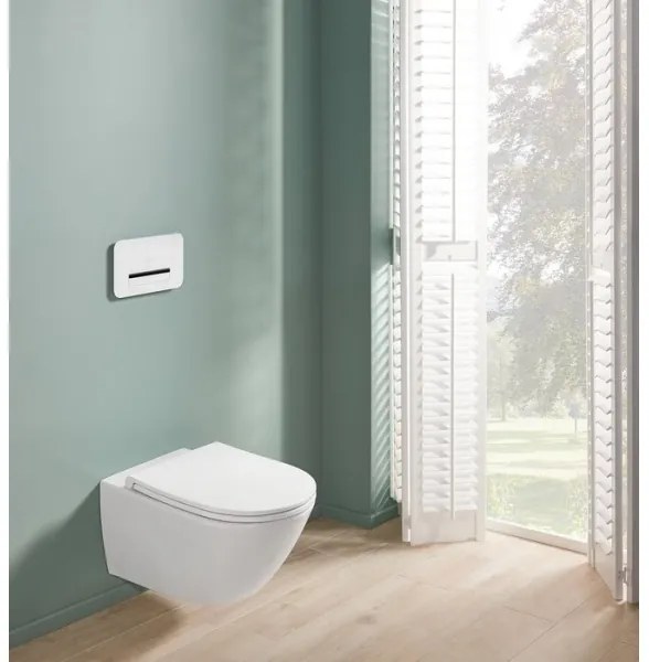 Villeroy & Boch 4670T901 - Závesné WC s doskou SoftClose SUBWAY keramika/biela