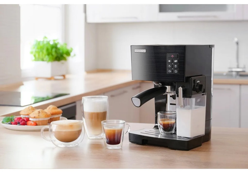 Sencor SES 4050SS-EUE3 poloautomatický espresso kávovar