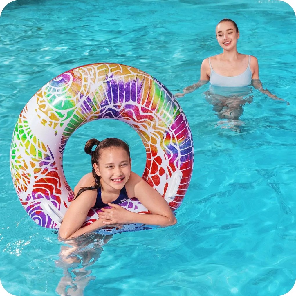 Detské koliesko s priemerom 91 cm, 3 farby, Bestway 36084, modré