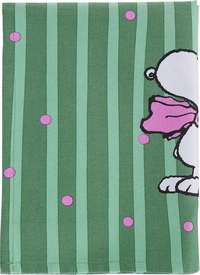 PEANUTS Utierka Snoopy s motýlikom - zelená
