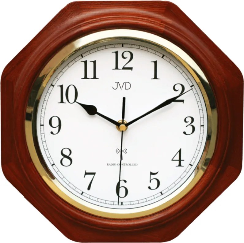 Nástenné rádiom riadené hodiny JVD NR7172.3, 28 cm