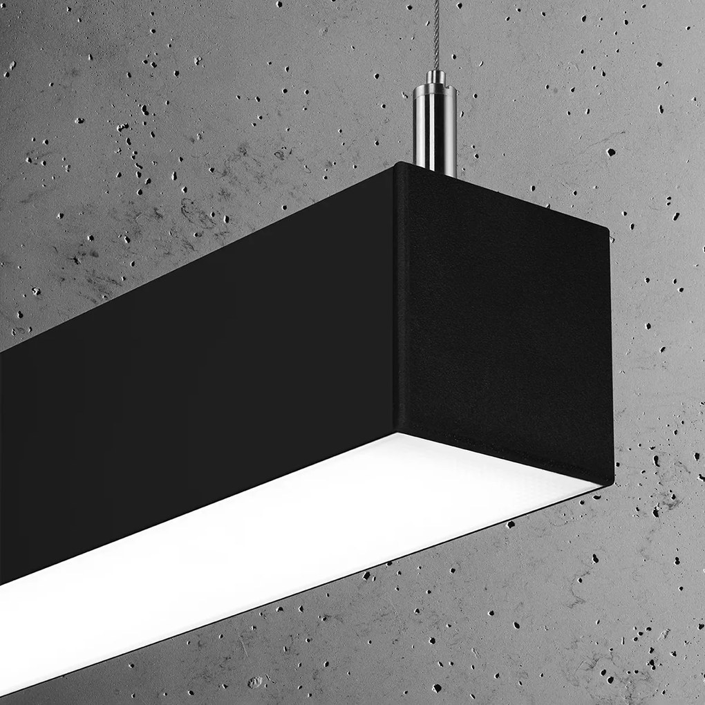 Závesné LED svietidlo Pinne 90, 1x LED 25w, 3000k, b