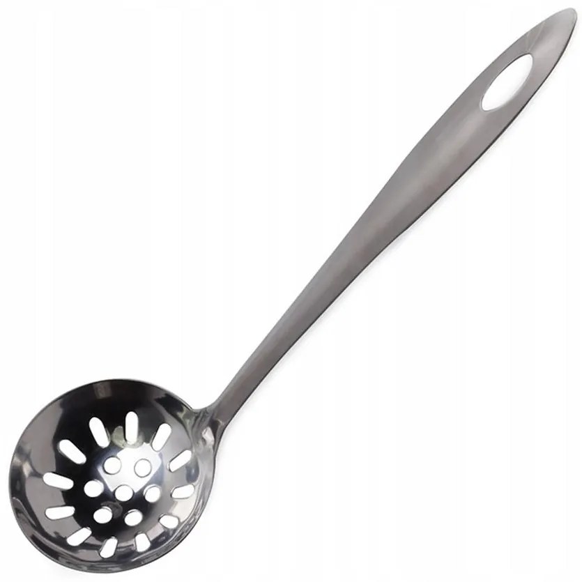 Naberačka s dierami nerezová