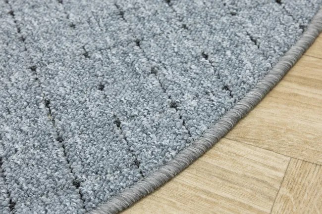 Koberec ZEMBLA 73 sivý / grafitový kruh