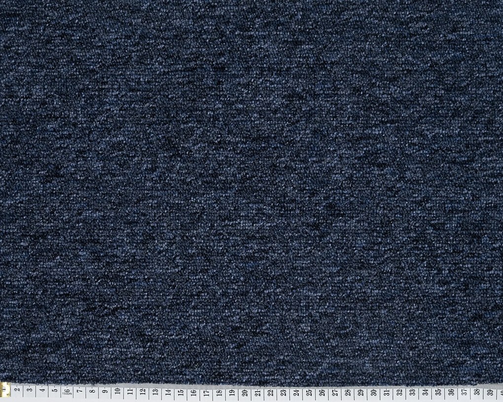 Associated Weavers, Koberec metráž Medusa 77, na mieru, šíře 4m, modrá, ab (mriežka), chodba / predsieň