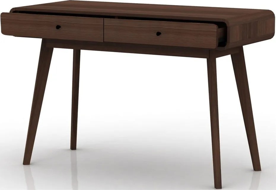 Pracovný stôl v dekore orecha 50x120 cm Cassie – Støraa