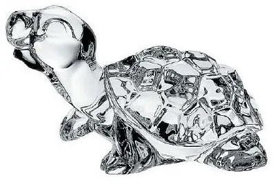Crystal Bohemia KORYTNAČKA sklenená figúrka
