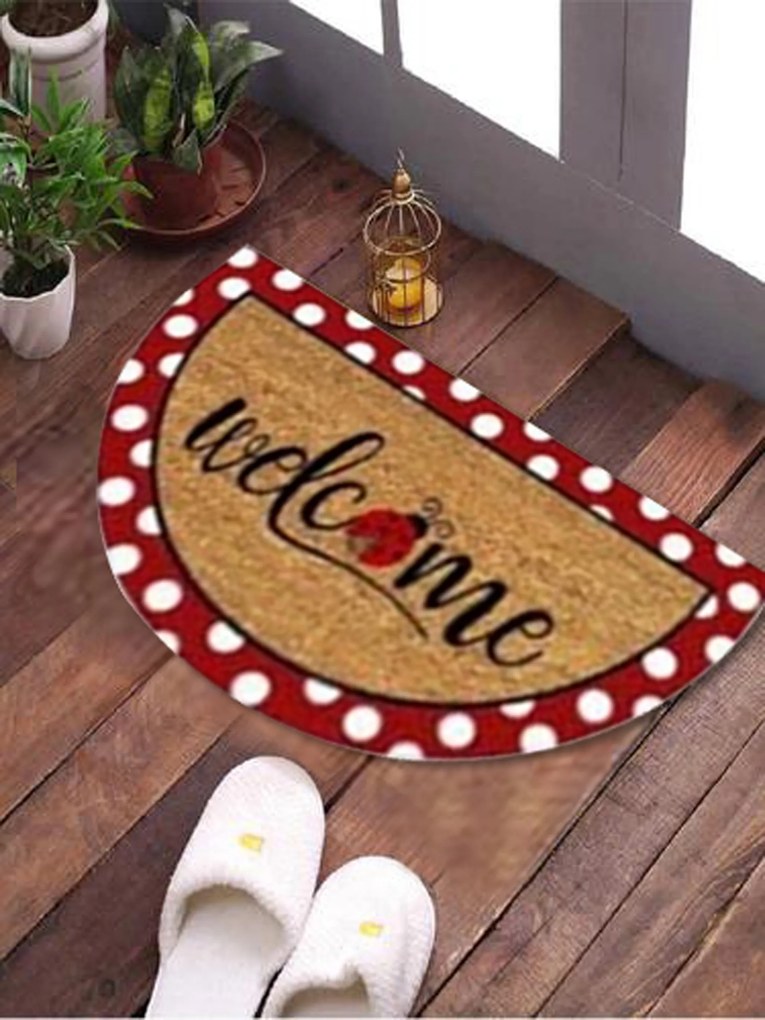 Home Elements Rohožka polkruh Bodky