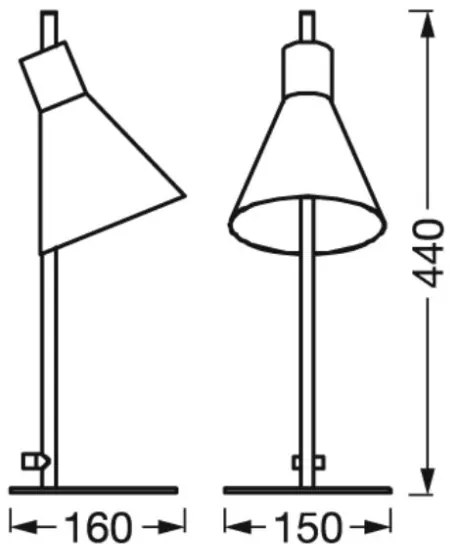 Ledvance - LED Stolná lampa DECOR TOKIO LED/5W/230V