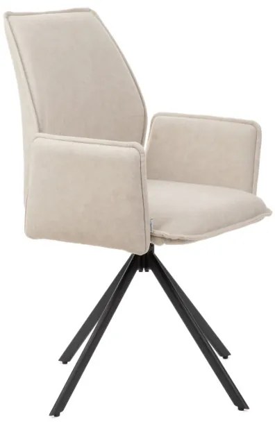 Otočná stolička LUGRO béžová 871714