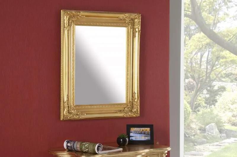 Zlaté nástenné zrkadlo Speculum 45 x 55cm