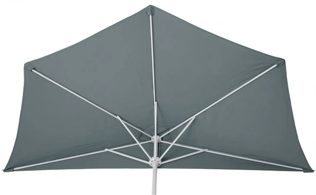 Slnečník polkruh Parla 270 cm so stojanom - polyester/hliník - antracit