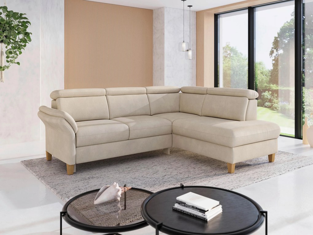 XXXLutz ROHOVÁ SEDAČKA, textil, piesková Sit & More - Sedačky - 00014402572M