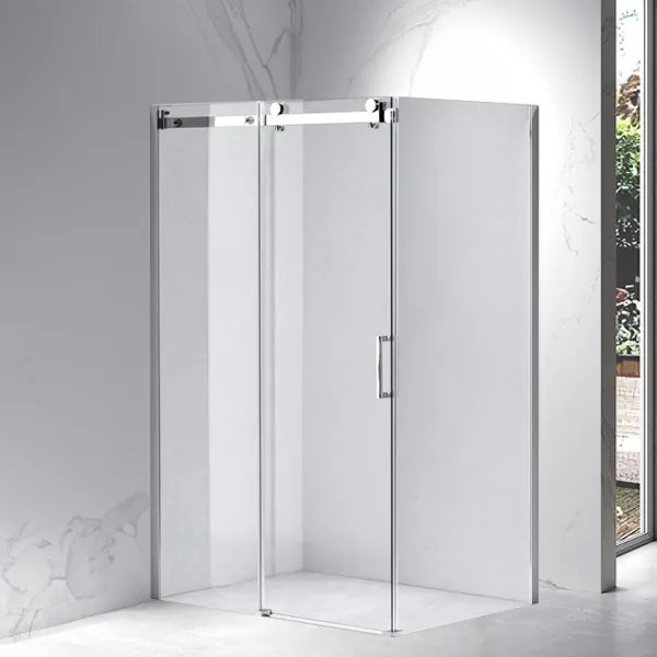 BPS-koupelny Obdĺžnikový sprchovací kút HYD-OK203C 120x80 chróm/transparent - bez vaničky