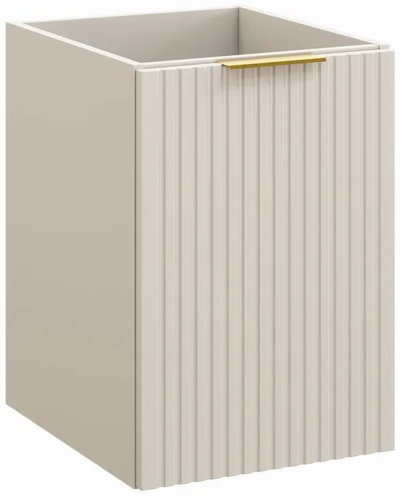 Závěsná skříňka Adele Cashmere s deskou 100 cm kašmírová