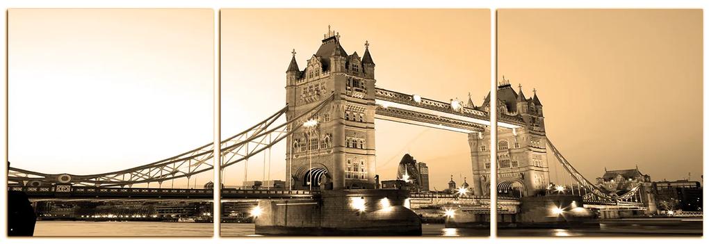 Obraz na plátne - Tower Bridge - panoráma 530FC (120x40 cm)