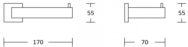 Mexen príslušenstvo, Vox držiak na wc papier, chrómová, 707033-00