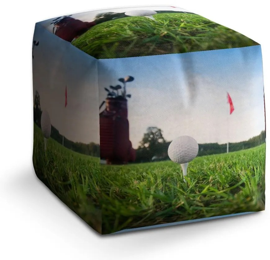 Taburet Cube golf, farebná