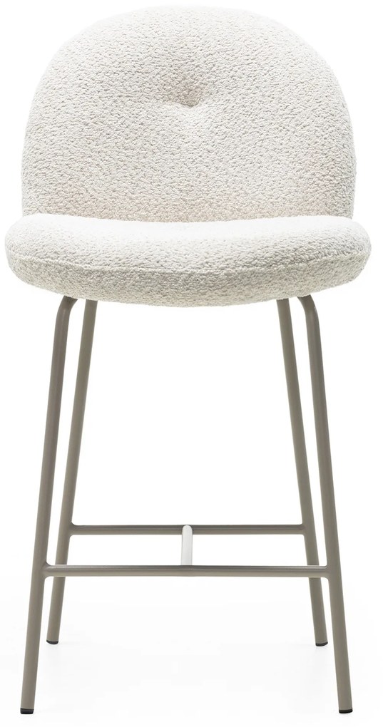 Čalouněná barová židle Fiori béžová