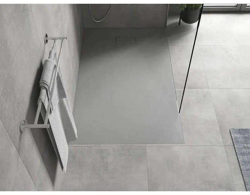 Mexen Hugo, SMC obdĺžniková sprchová vanička 140 x 90 cm, šedá, 42619014