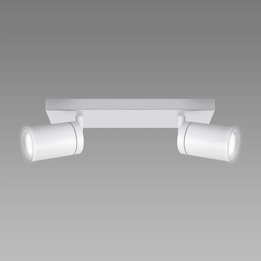 Stropné bodové svietidlo TENOR GU10 2L WHITE 04070 IP44 LS2