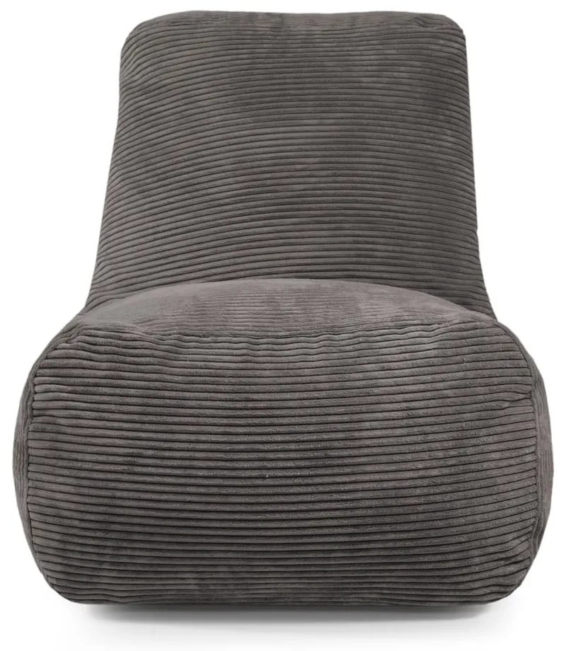 Modrý menčestrový sedací vak Tube – SLOWDOWN