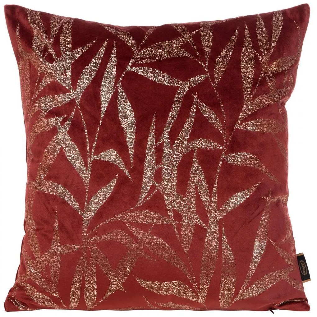 DEKORAČNÁ OBLIEČKA NA VANKÚŠ BLINK22 45X45 CM TEHLOVÁ