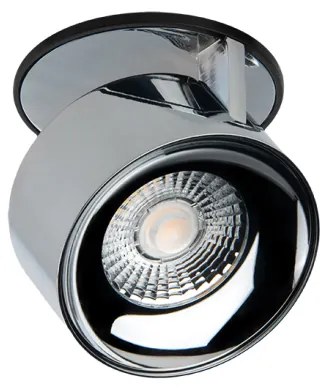 LED2 21507335DT KLIP zápustné natáčacie svietidlo chrómové s čiernou stmievateľné