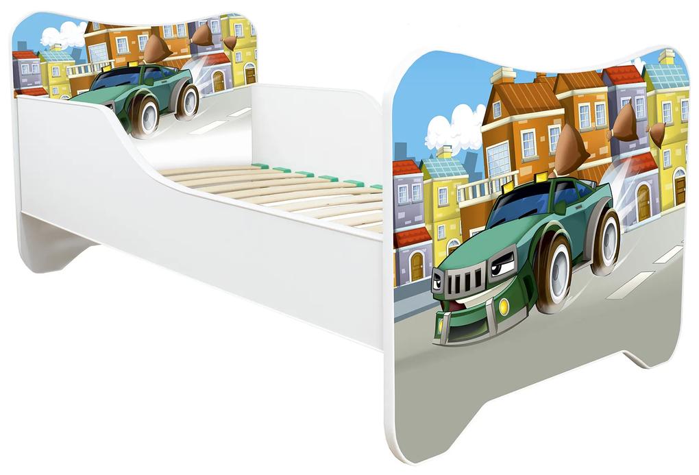 TOP BEDS Detská posteľ Happy Kitty 160x80 Super auto