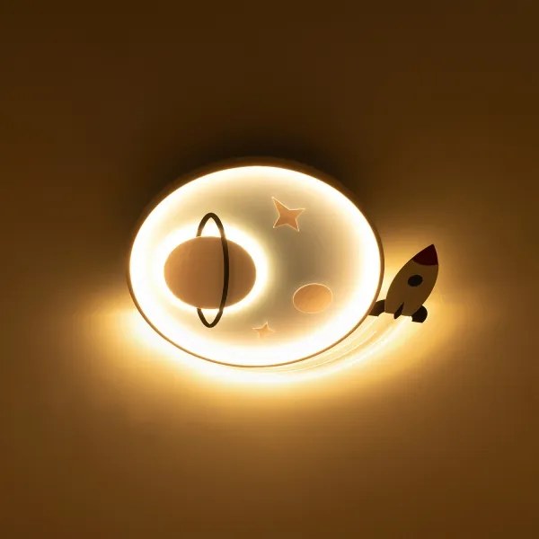 Brilagi -LED Detské stropné svietidlo STARSHIP LED/64W/230V 3000/4500K modré