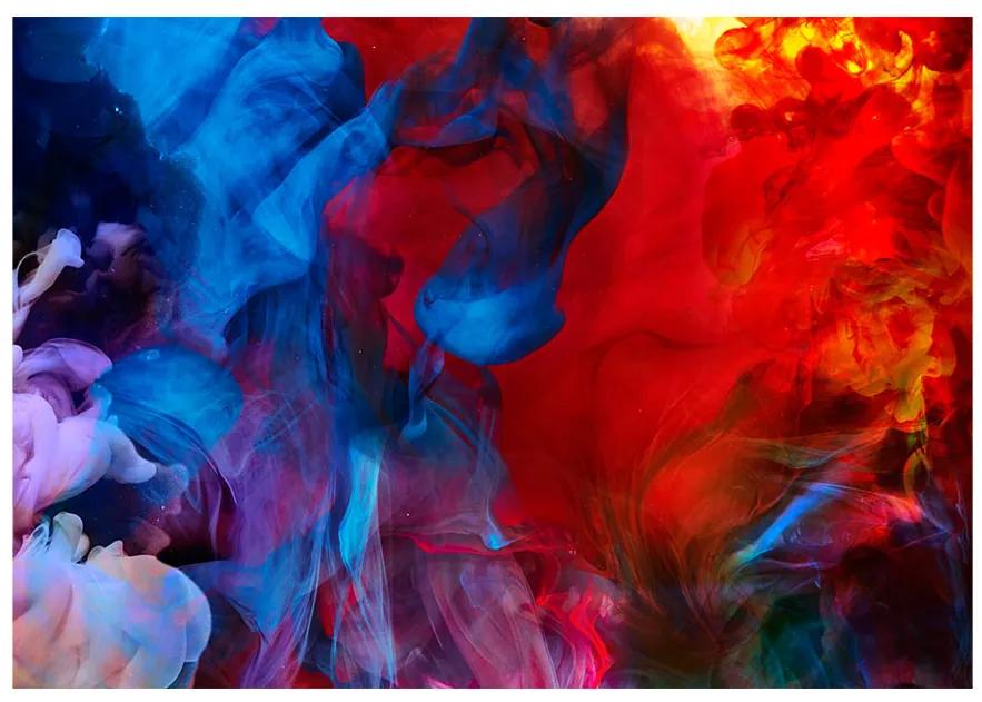 Artgeist Fototapeta - Colored flames Veľkosť: 100x70, Verzia: Standard