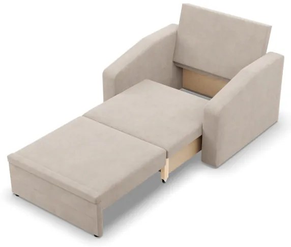 Kreslo ORBIT Paros rozkladacie, béžové