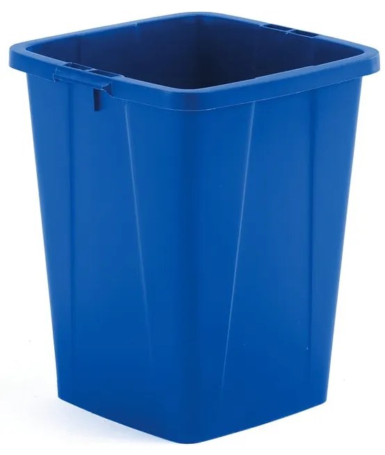 Odpadkový kôš OLIVER, 610x490x510 mm, 90 L, modrý