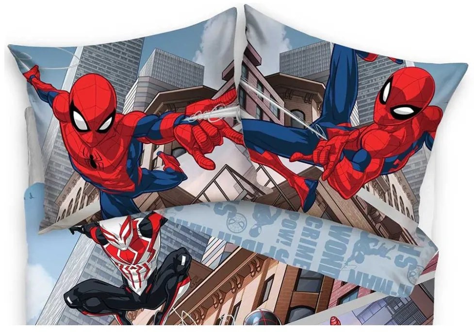 Detské obliečky Spider Man Naprieč Paralelnými Svetmi 140x200/70x90 cm