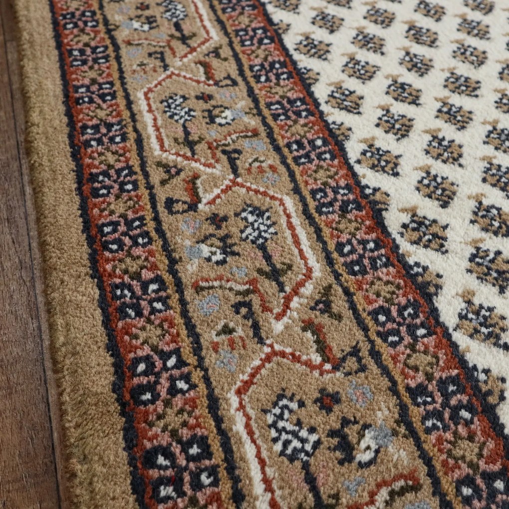 Kusový ručne tkaný koberec Mir cream, 170x240, béžová, obývacia izba, Asra
