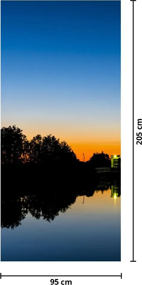 Fototapeta na dvere - Západ slnka (95x205cm)